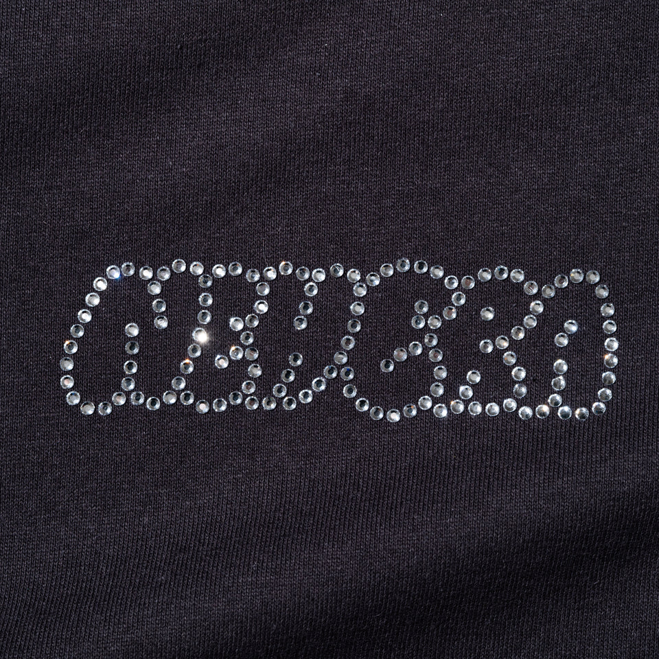 半袖 ウォッシュドコットンTシャツ Rhinestone ラインストーン スミクロ | NEW ERA ニューエラ公式オンラインストア