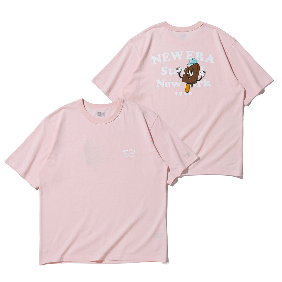 半袖 ウォッシュドコットンTシャツ Ice Pop ソフトピンク | NEW ERA ニューエラ公式オンラインストア
