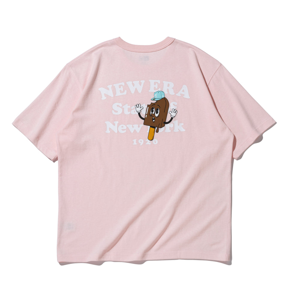 半袖 ウォッシュドコットンTシャツ Ice Pop ソフトピンク | NEW ERA ニューエラ公式オンラインストア