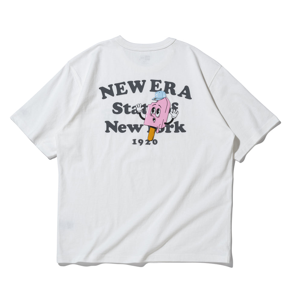 半袖 ウォッシュドコットンTシャツ Ice Pop  オフホワイト | NEW ERA ニューエラ公式オンラインストア