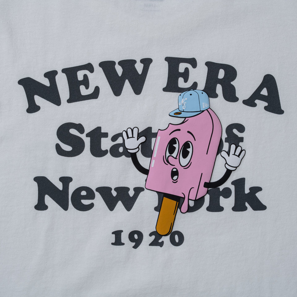 半袖 ウォッシュドコットンTシャツ Ice Pop  オフホワイト | NEW ERA ニューエラ公式オンラインストア