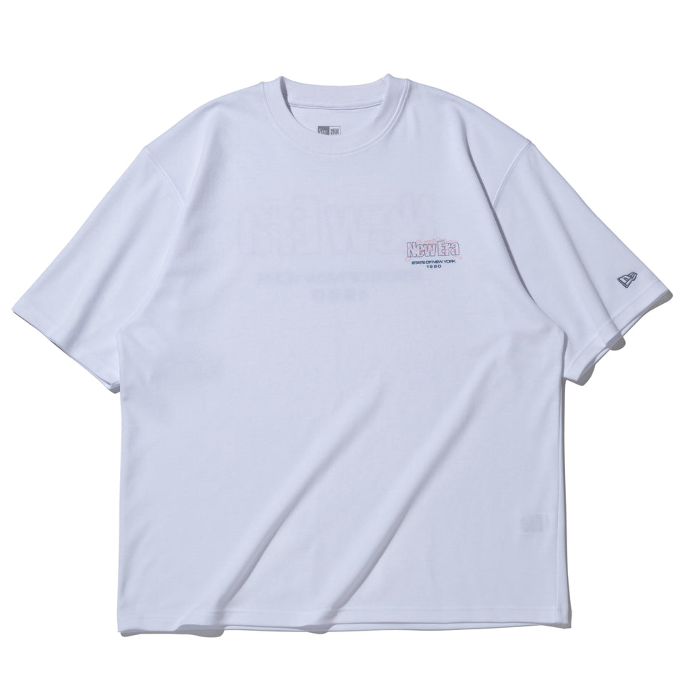 半袖 オーバーサイズド　パフォーマンスTシャツ Slowup Logo ホワイト | NEW ERA ニューエラ公式オンラインストア