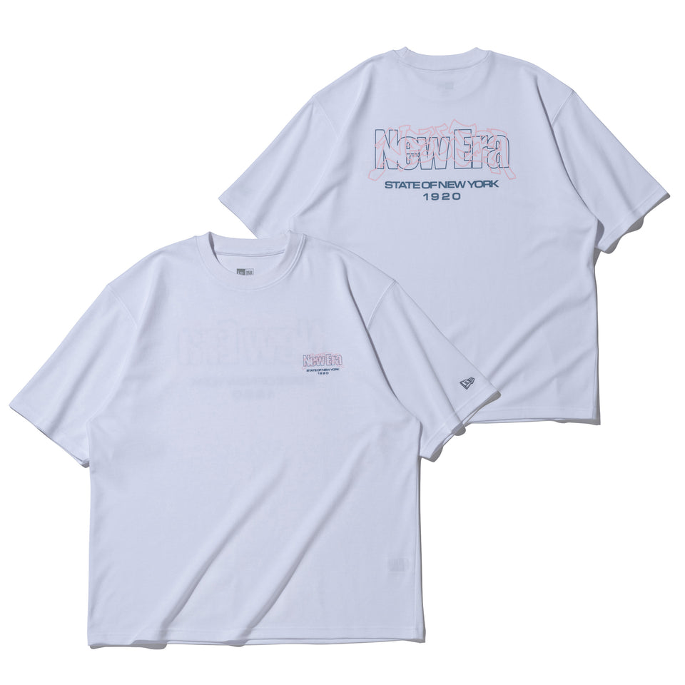 半袖 オーバーサイズド　パフォーマンスTシャツ Slowup Logo ホワイト | NEW ERA ニューエラ公式オンラインストア
