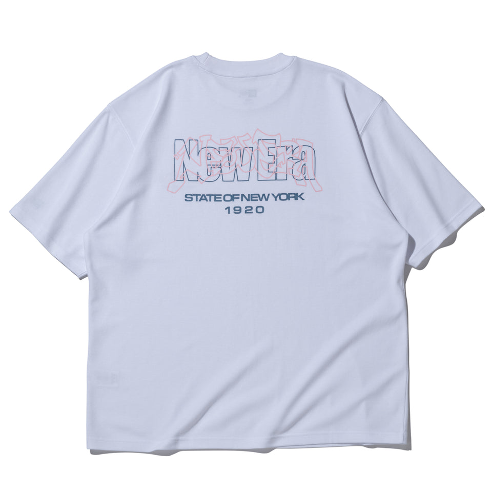半袖 オーバーサイズド　パフォーマンスTシャツ Slowup Logo ホワイト | NEW ERA ニューエラ公式オンラインストア