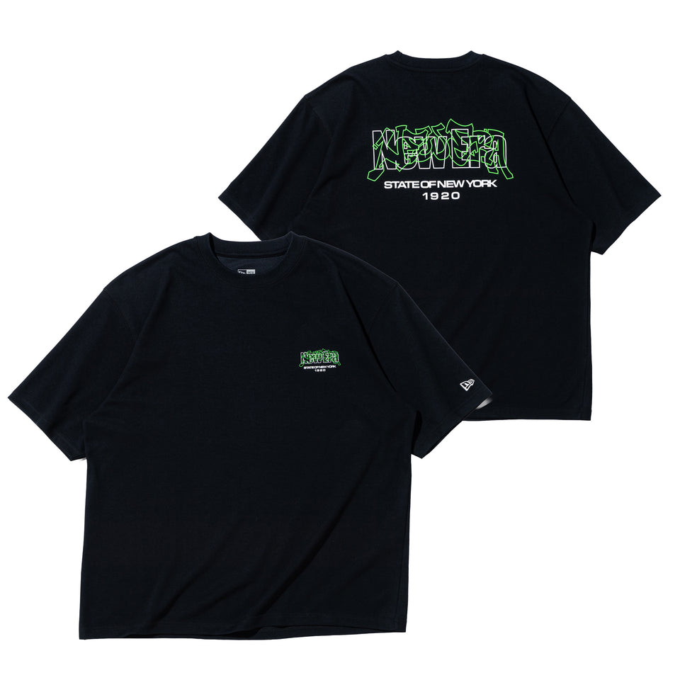 半袖 オーバーサイズド　パフォーマンスTシャツ Slowup Logo  ブラック | NEW ERA ニューエラ公式オンラインストア