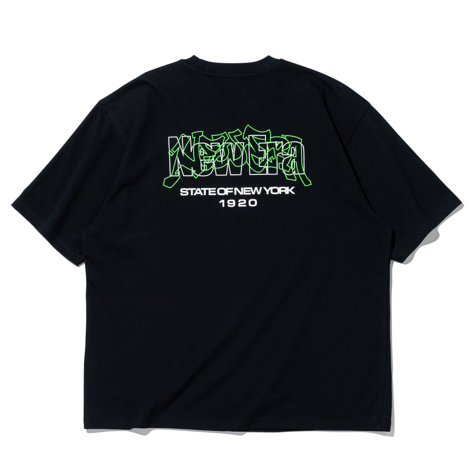 半袖 オーバーサイズド　パフォーマンスTシャツ Slowup Logo  ブラック | NEW ERA ニューエラ公式オンラインストア