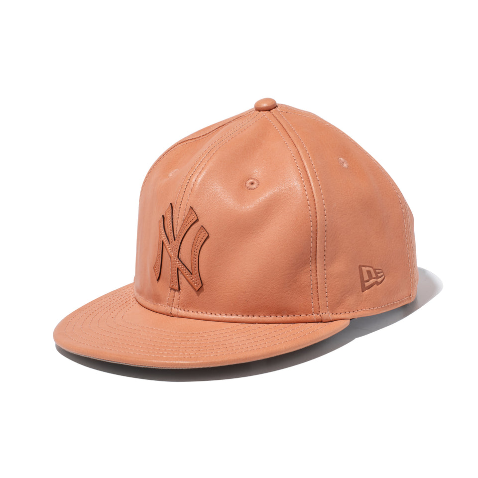 9FIFTY ソフトバックラム Himeji Leather ニューヨーク・ヤンキース ベージュ | NEW ERA ニューエラ公式オンラインストア