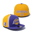 59FIFTY NBA Hardwood Classics ロサンゼルス・レイカーズ Magic Johnson 32 パープル/イエロー