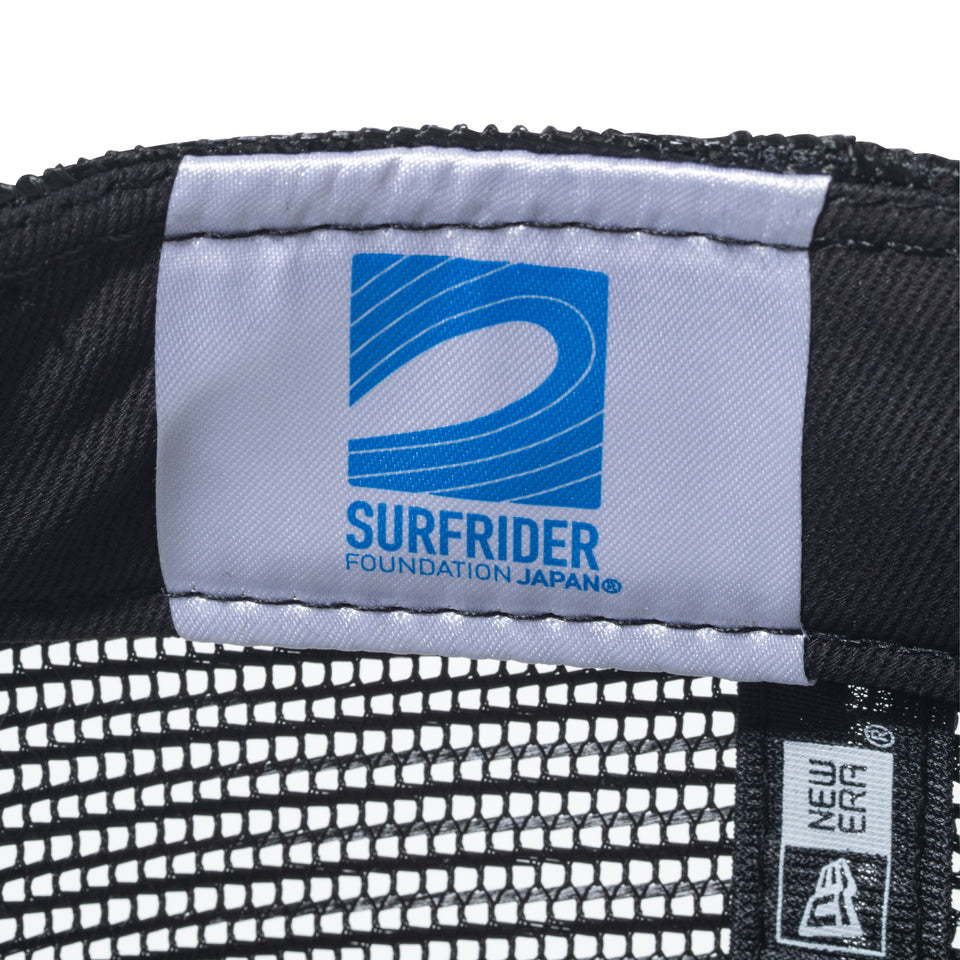 9FORTY A-Frame トラッカー Surfrider Foundation ブラック | NEW ERA ニューエラ公式オンラインストア