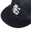 RC 9FIFTY Flock Leather フロックレザー セントルイス・カージナルス ブラック | NEW ERA ニューエラ公式オンラインストア
