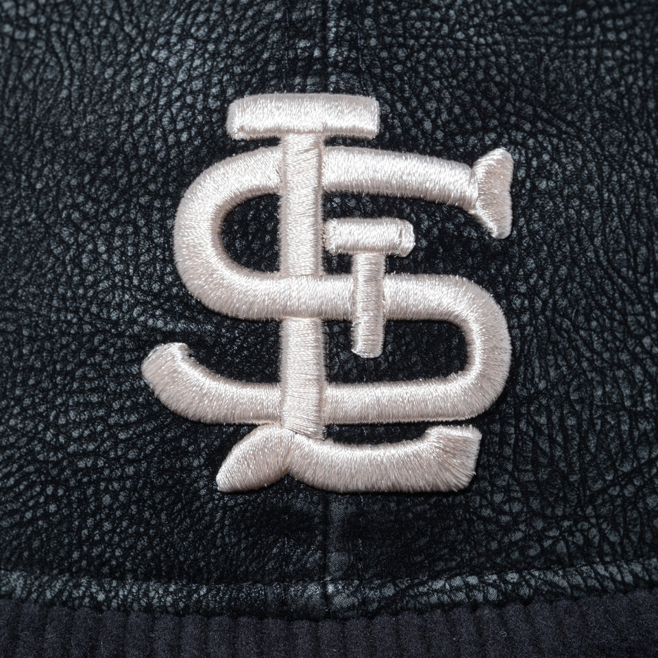 RC 9FIFTY Flock Leather フロックレザー セントルイス・カージナルス ブラック | NEW ERA ニューエラ公式オンラインストア
