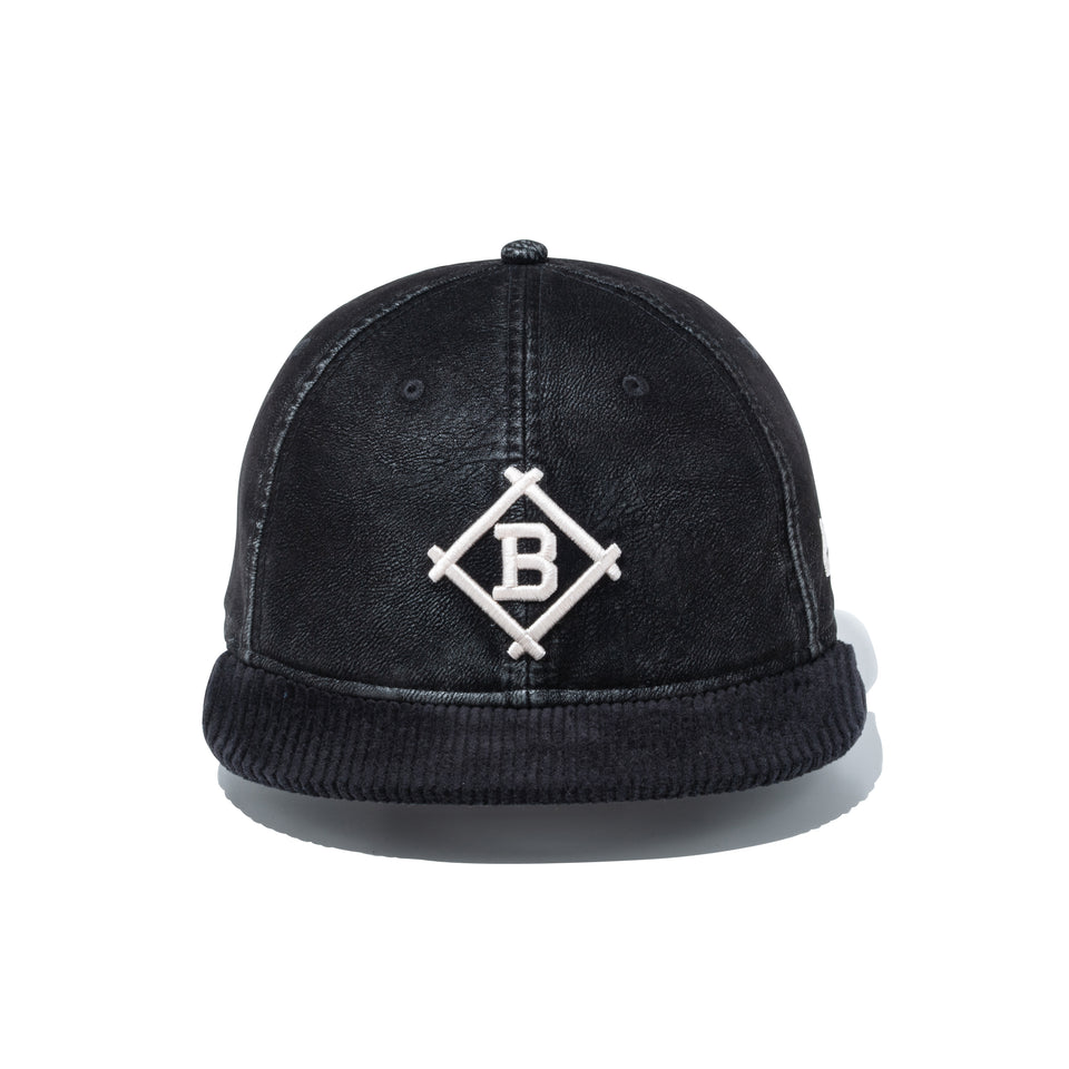 RC 9FIFTY Flock Leather フロックレザー ブルックリン･スーパーバズ ブラック | NEW ERA ニューエラ公式オンラインストア