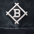 RC 9FIFTY Flock Leather フロックレザー ブルックリン･スーパーバズ ブラック | NEW ERA ニューエラ公式オンラインストア