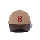 9FORTY Corduroy Pack ボストン・レッドソックス シンセティックレザーバイザー ベージュ/ブラウン | NEW ERA ニューエラ公式オンラインストア