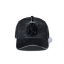 9FORTY A-Frame Flock Leather フロックレザー ニューヨーク・ヤンキース ブラック | NEW ERA ニューエラ公式オンラインストア