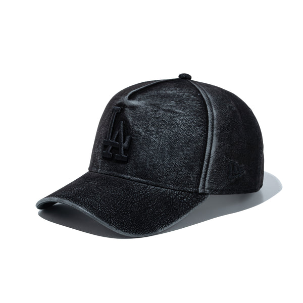 9FORTY A-Frame Flock Leather フロックレザー ロサンゼルス・ドジャース ブラック | NEW ERA ニューエラ公式オンラインストア