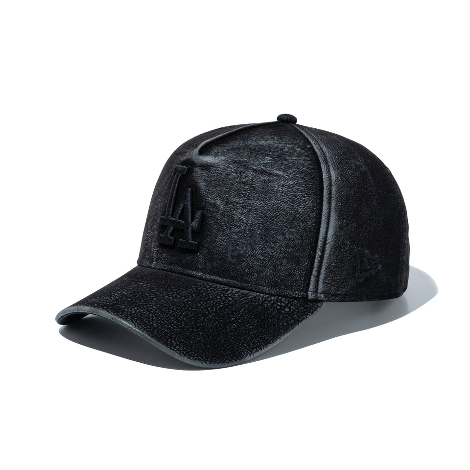 9FORTY A-Frame Flock Leather フロックレザー ロサンゼルス・ドジャース ブラック | NEW ERA ニューエラ公式オンラインストア