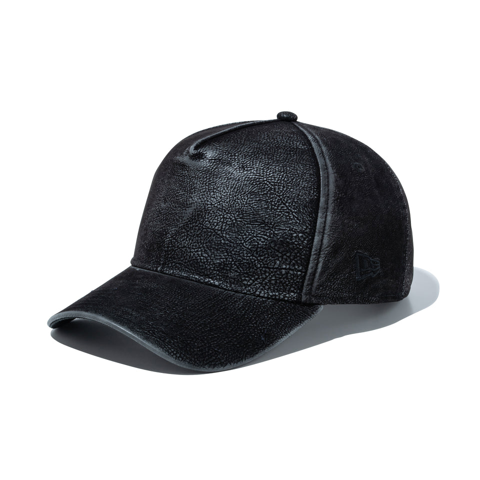 9FORTY A-Frame Flock Leather フロックレザー　ブラック | NEW ERA ニューエラ公式オンラインストア