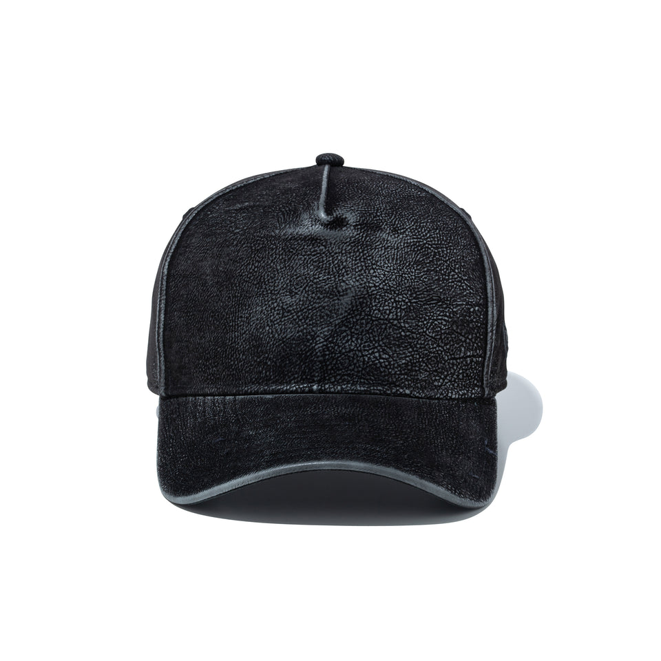 9FORTY A-Frame Flock Leather フロックレザー　ブラック | NEW ERA ニューエラ公式オンラインストア