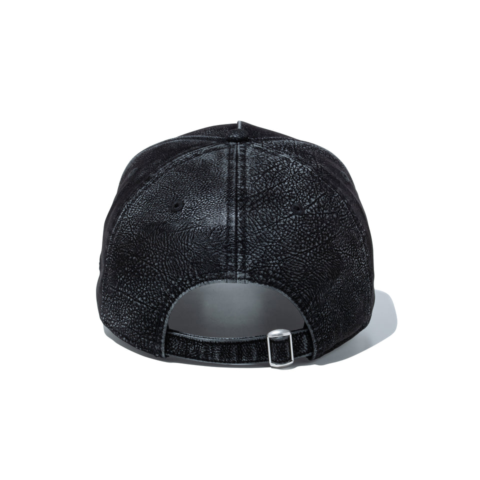 9FORTY A-Frame Flock Leather フロックレザー　ブラック | NEW ERA ニューエラ公式オンラインストア