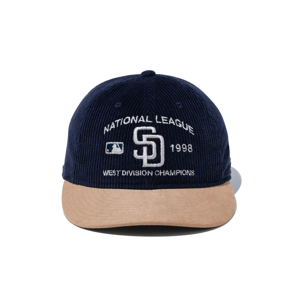 9THIRTY Corduroy Pack サンディエゴ・パドレス スエードバイザー ネイビー/モカ | NEW ERA ニューエラ公式オンラインストア