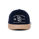 9THIRTY Corduroy Pack サンディエゴ・パドレス スエードバイザー ネイビー/モカ | NEW ERA ニューエラ公式オンラインストア