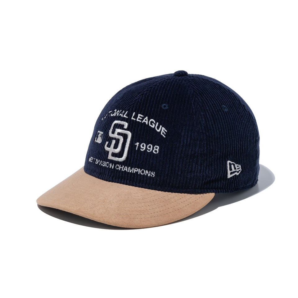 9THIRTY Corduroy Pack サンディエゴ・パドレス スエードバイザー ネイビー/モカ | NEW ERA ニューエラ公式オンラインストア