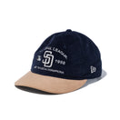 9THIRTY Corduroy Pack サンディエゴ・パドレス スエードバイザー ネイビー/モカ | NEW ERA ニューエラ公式オンラインストア
