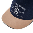 9THIRTY Corduroy Pack サンディエゴ・パドレス スエードバイザー ネイビー/モカ | NEW ERA ニューエラ公式オンラインストア