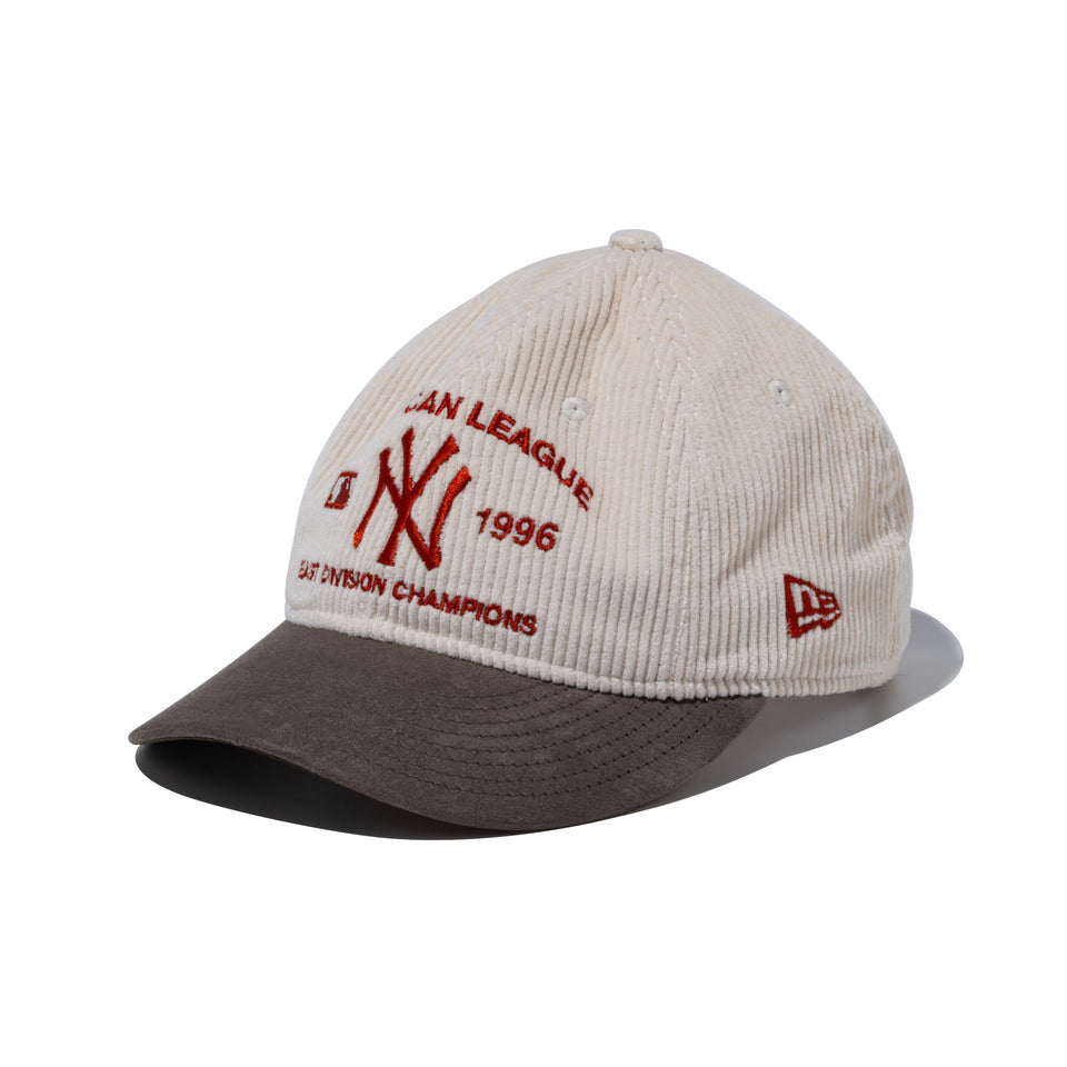 9THIRTY Corduroy Pack ニューヨーク・ヤンキース スエードバイザー アイボリー/ブラウン | NEW ERA ニューエラ公式オンラインストア