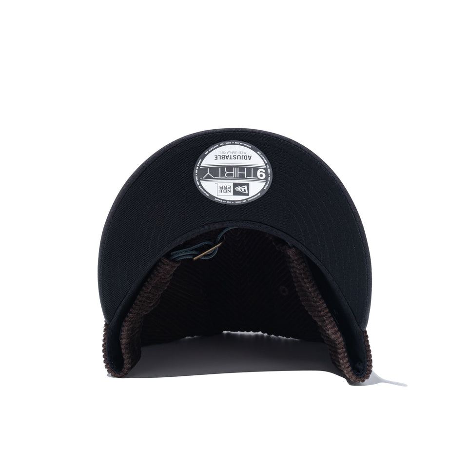 9THIRTY Corduroy Pack シカゴ・ホワイトソックス スエードバイザー ダークブラウン/ブラック | NEW ERA ニューエラ公式オンラインストア