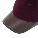 9TWENTY Corduroy Pack　シンセティックレザーバイザー ワイン/ブラウン | NEW ERA ニューエラ公式オンラインストア