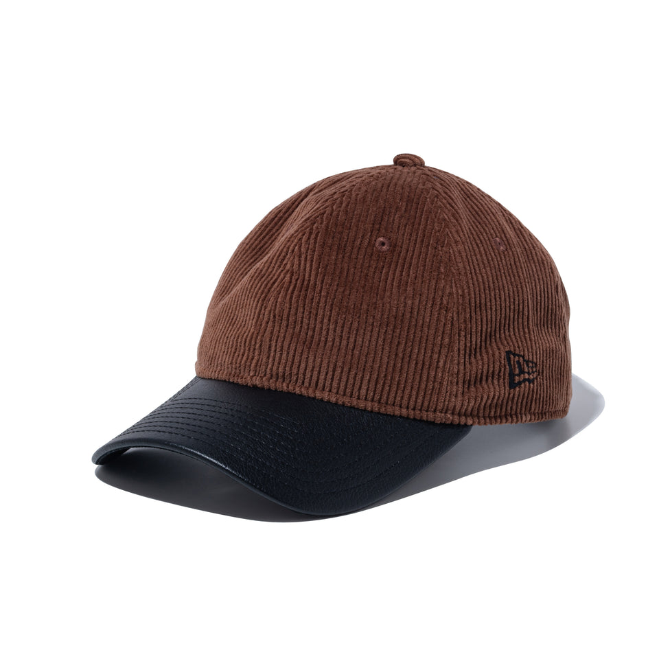 9TWENTY Corduroy Pack　シンセティックレザーバイザー ブラウン/ブラック | NEW ERA ニューエラ公式オンラインストア
