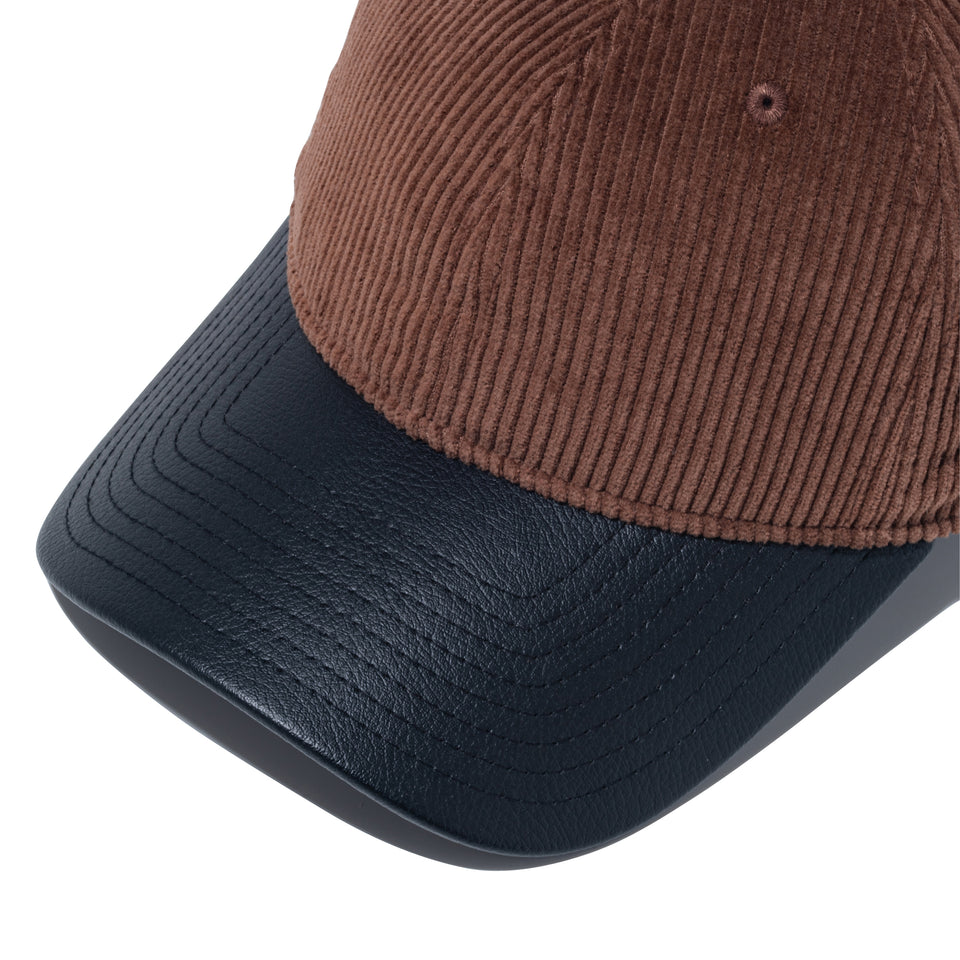 9TWENTY Corduroy Pack　シンセティックレザーバイザー ブラウン/ブラック | NEW ERA ニューエラ公式オンラインストア