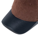 9TWENTY Corduroy Pack　シンセティックレザーバイザー ブラウン/ブラック | NEW ERA ニューエラ公式オンラインストア