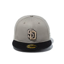 59FIFTY Chenille Patch サンディエゴ・パドレス ペブル/ブラック | NEW ERA ニューエラ公式オンラインストア