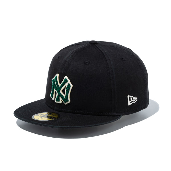 59FIFTY Chenille Patch ニューヨーク・ヤンキース ブラック
