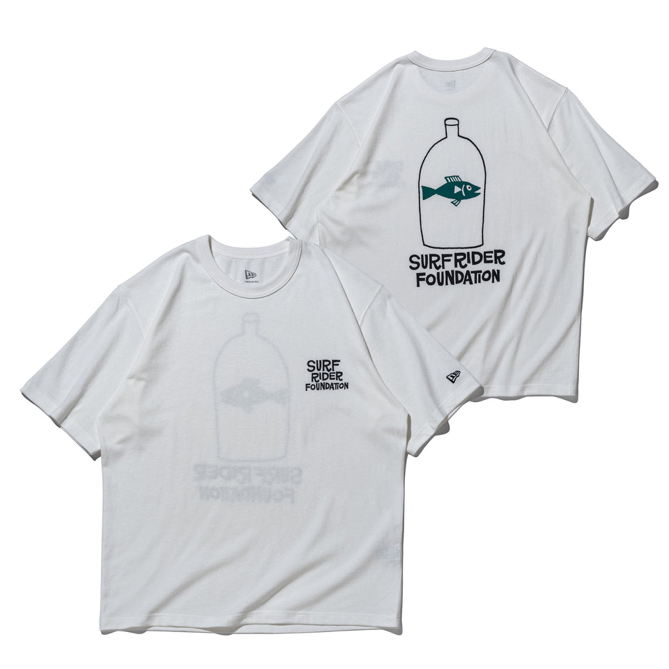 半袖 ウォッシュドコットン Tシャツ Surfrider Foundation YUSUKE HANAI フィッシュ オフホワイト | NEW ERA ニューエラ公式オンラインストア