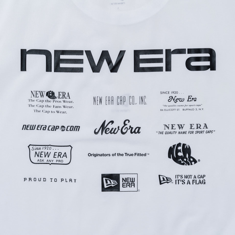 半袖 テックTシャツ アーカイブロゴ ホワイト | パフォーマンスアパレル ランニング | NEW ERA ニューエラ公式オンラインストア