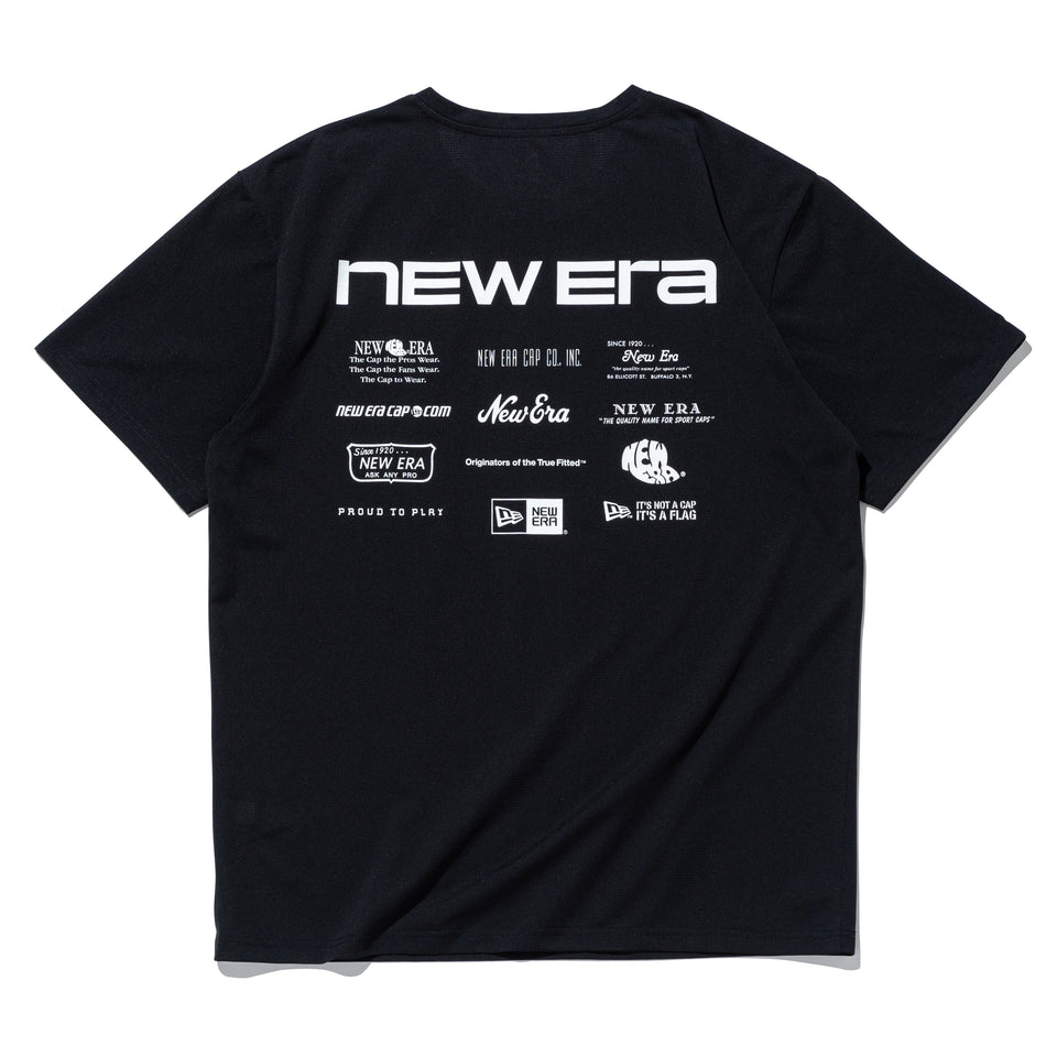 半袖 テックTシャツ アーカイブロゴ ブラック | パフォーマンスアパレル ランニング | NEW ERA ニューエラ公式オンラインストア