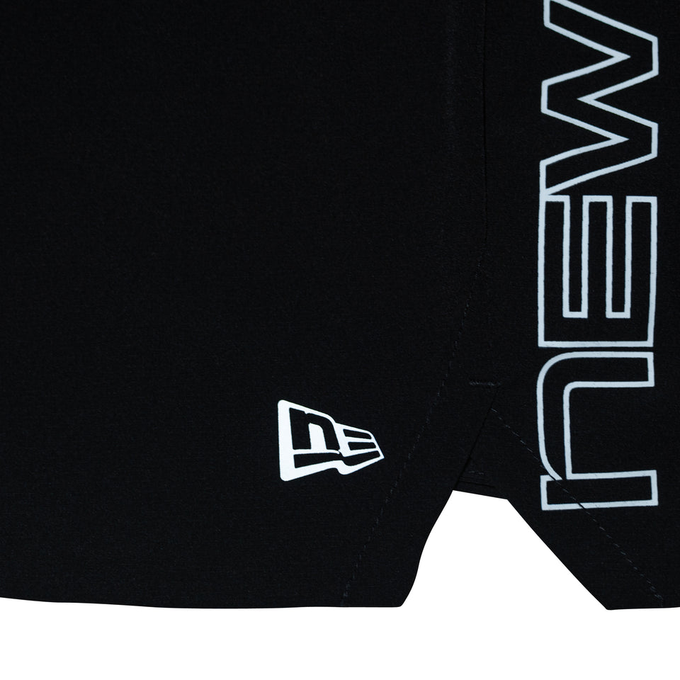 ウーブン ショート パンツ サイドロゴ ブラック | パフォーマンスアパレル ランニング | NEW ERA ニューエラ公式オンラインストア