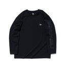 長袖 テックTシャツ サイドロゴ ブラック | パフォーマンスアパレル ランニング | NEW ERA ニューエラ公式オンラインストア