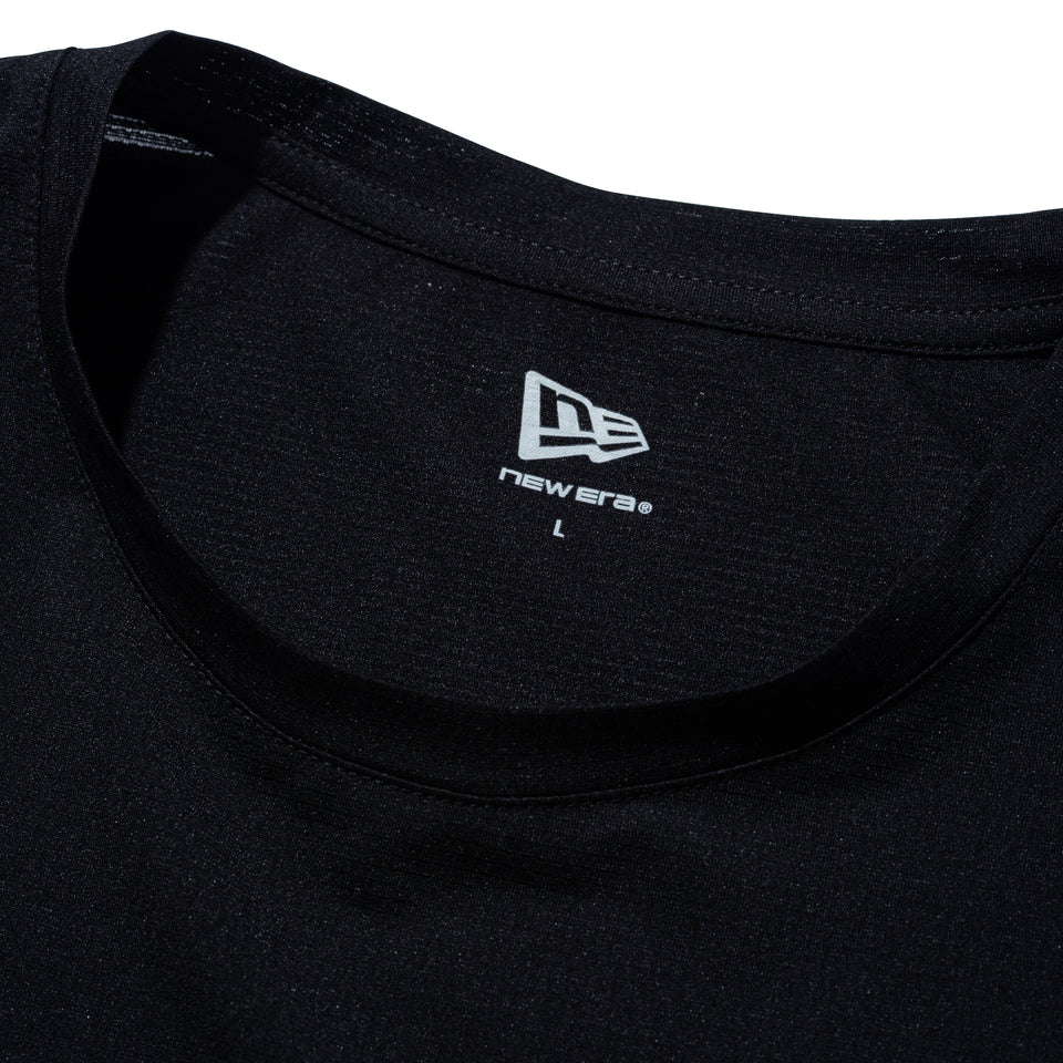 長袖 テックTシャツ サイドロゴ ブラック | パフォーマンスアパレル ランニング | NEW ERA ニューエラ公式オンラインストア