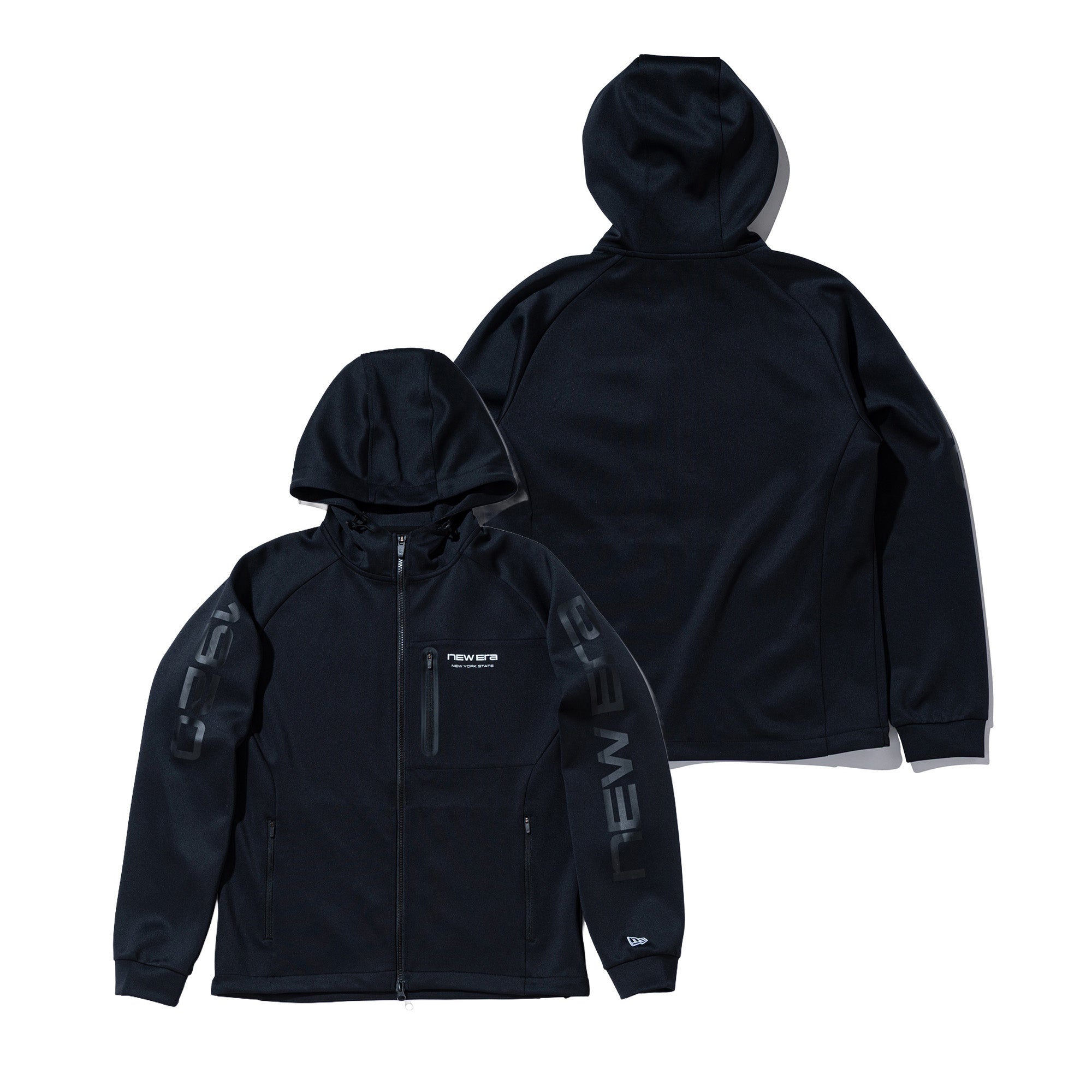 ウォームアップ フルジップ ジャケット NEW ERA 1920 ブラック