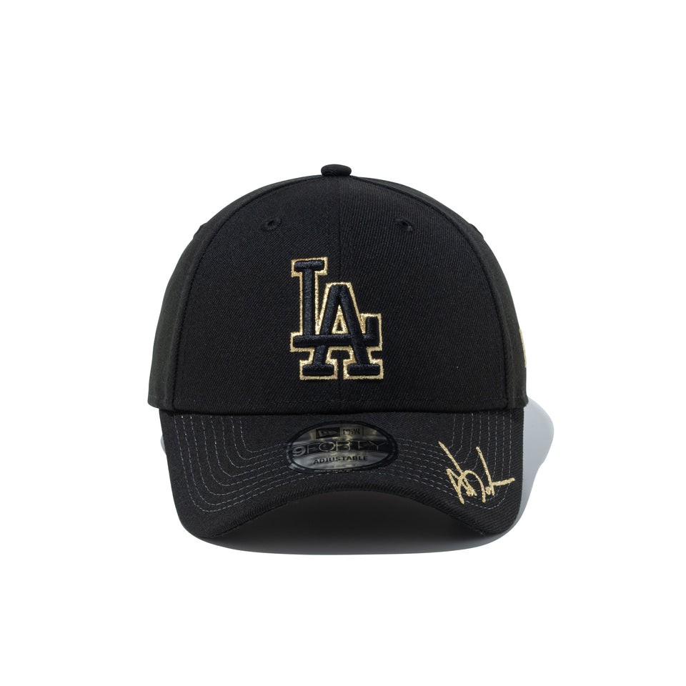 9FORTY Japan Players Signature ロサンゼルス・ドジャース 山本由伸 ブラック/ゴールド | NEW ERA ニューエラ公式オンラインストア