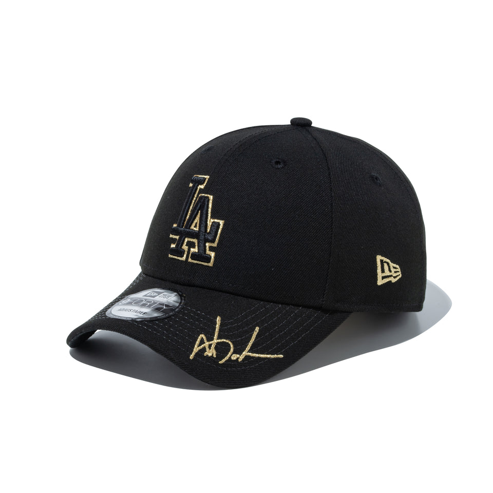 9FORTY Japan Players Signature ロサンゼルス・ドジャース 山本由伸 ブラック/ゴールド | NEW ERA ニューエラ公式オンラインストア