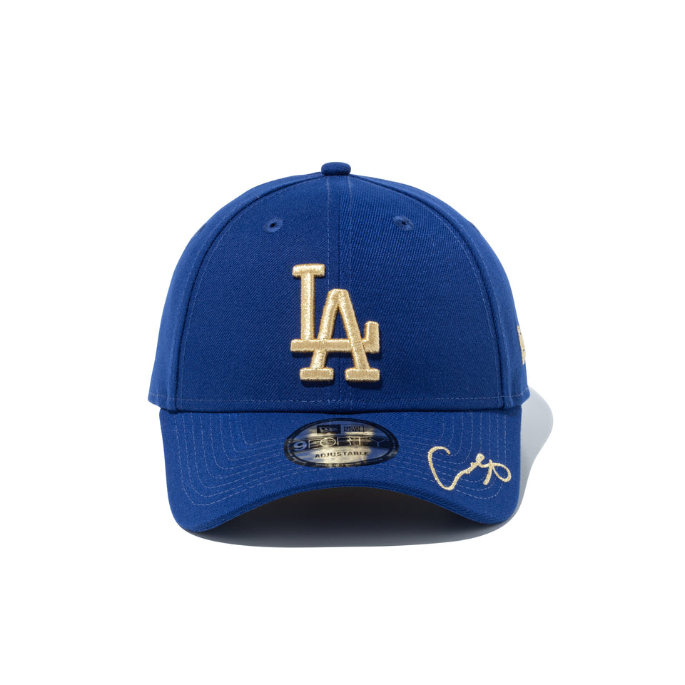 9FORTY Japan Players Signature ロサンゼルス・ドジャース 大谷翔平 ダークロイヤル/ゴールド | NEW ERA ニューエラ公式オンラインストア