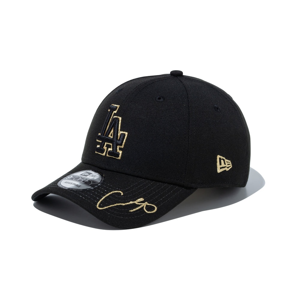 9FORTY Japan Players Signature ロサンゼルス・ドジャース 大谷翔平 ブラック/ゴールド | NEW ERA ニューエラ公式オンラインストア