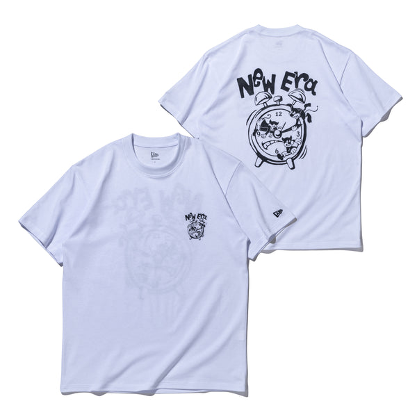 半袖 コットン Tシャツ Clock ホワイト | ニューエラオンラインストア