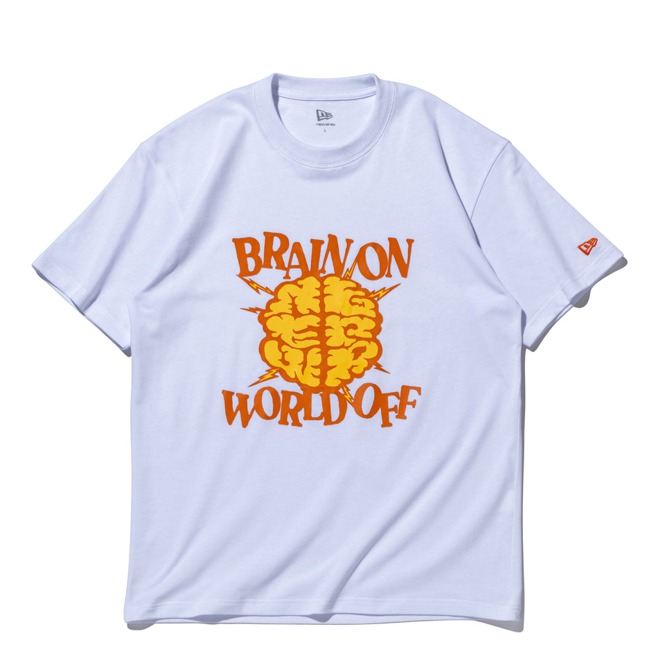 半袖 コットン Tシャツ Brain ホワイト | NEW ERA ニューエラ公式オンラインストア